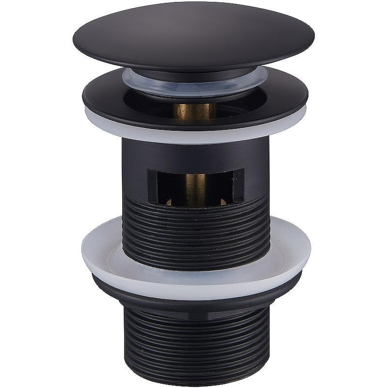 Донный клапан Raglo R600.03.06 click-clack Черный матовый