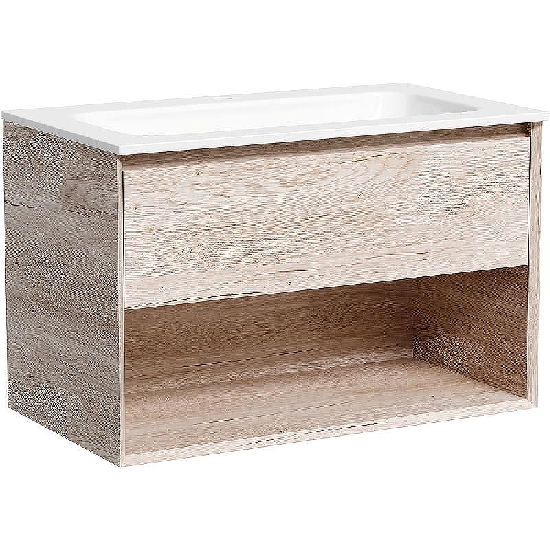 Тумба под раковину Sancos Marmi 1.0 80 MR1.080EG подвесная Дуб галифакс натуральный