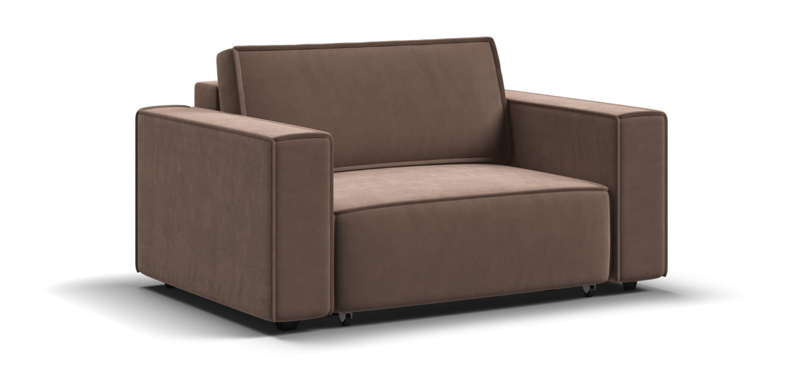 Кресло Босс Софт Модуль Велюр Монолит мокко