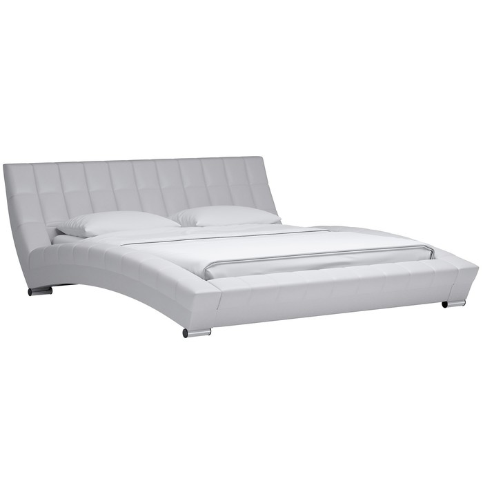 Кровать двуспальная «Оливия», с ортопедическим основанием, 1800×2000 мм, цвет марика/белый