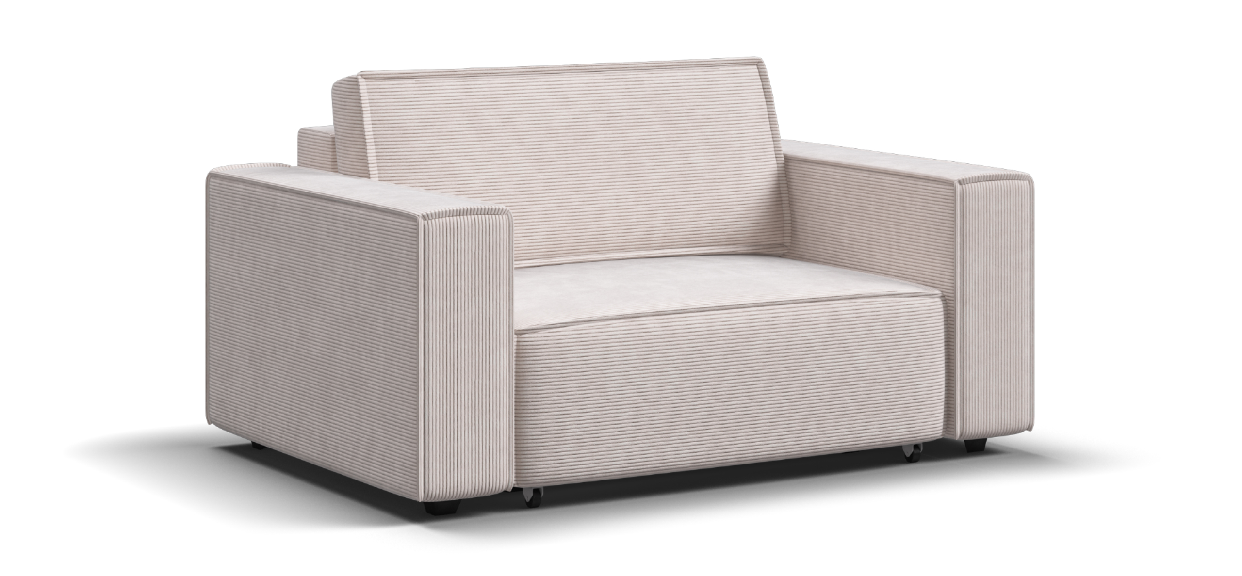 Кресло Босс Софт Модуль Вельвет Корд бежевый