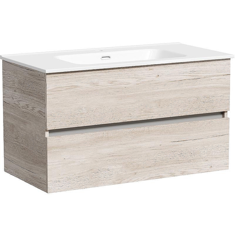 Тумба под раковину Sancos Urban 90 UR90EG подвесная Дуб Галифакс натуральный