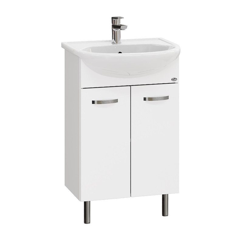 Тумба под раковину Onika Коралл 55 105558 цвет Белый