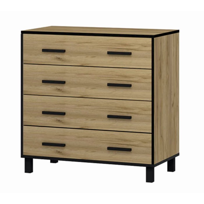 Комод для хранения «Лофт», 900×500×900 мм, цвет крафт золотой