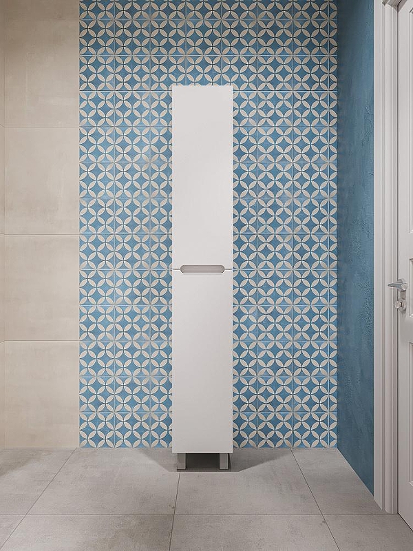 Шкаф пенал DIWO Коломна 30 KOL.P.30/S/W цвет Белый